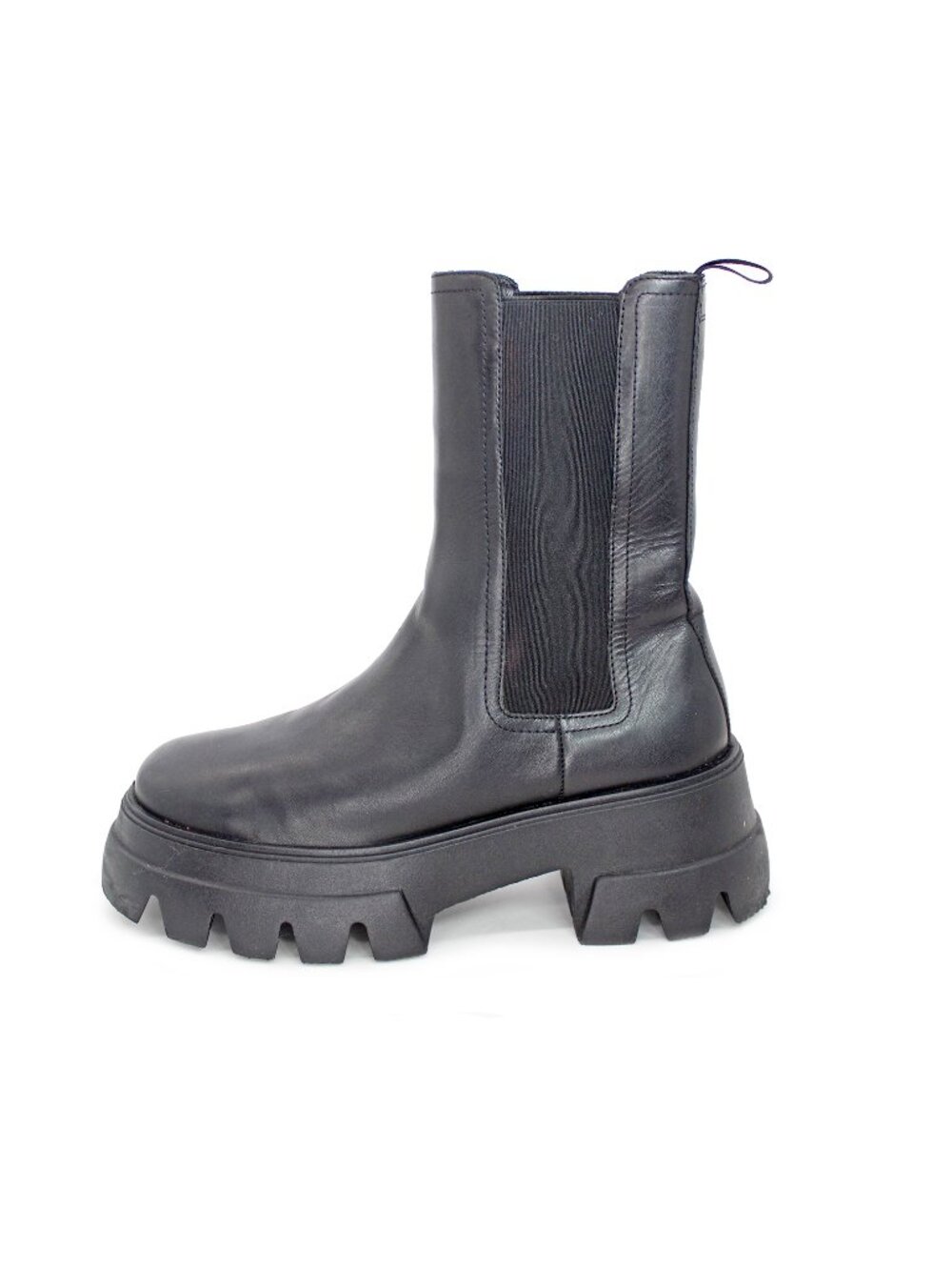 Thursday Boot Company Women's Black Leather ‘Reign’ Platform Boot - Picture 12 of 12